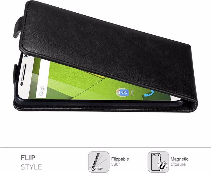 Actual product image Cadorabo Flip like Invisible Cover (Motorola Moto X Play)