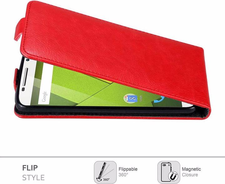 Actual product image Cadorabo Flip like Invisible Cover (Motorola Moto X Play)
