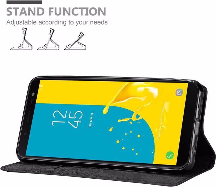 Produktbild Cadorabo Book Invisible Magnet Cover (Samsung Galaxy J6 (2018))