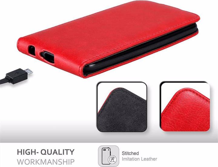 Actual product image Cadorabo Flip like Invisible Cover (LG K10)