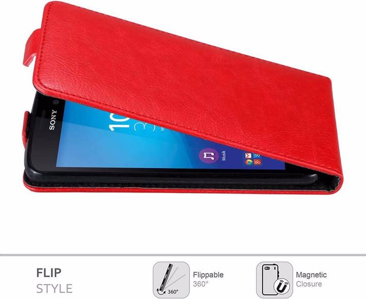 Actual product image Cadorabo Flip like Invisible Cover (Sony Xperia M4 Aqua)