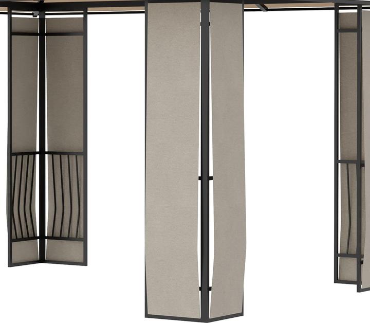 Image du produit Outsunny Pavillon avec toit en plaques de polycarbonate (300 cm, 320 cm)