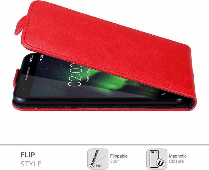 Actual product image Cadorabo Flip like Invisible Cover (Nokia 2.1)