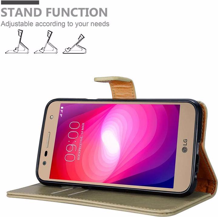 Actual product image Cadorabo Book Luxury Cover (LG X Power 2)