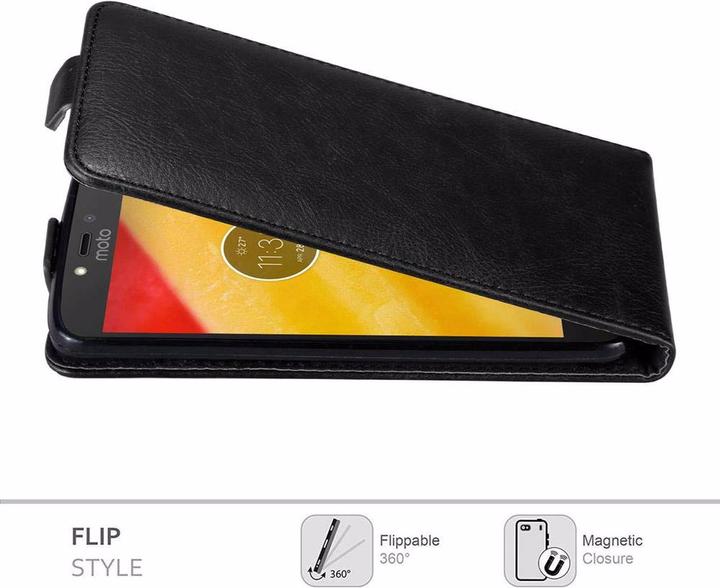 Actual product image Cadorabo Flip like Invisible Cover (Motorola Moto C Plus)