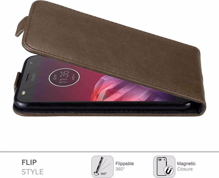 Produktbild Cadorabo Flip wie Invisible Cover (Motorola Moto Z2 Play)