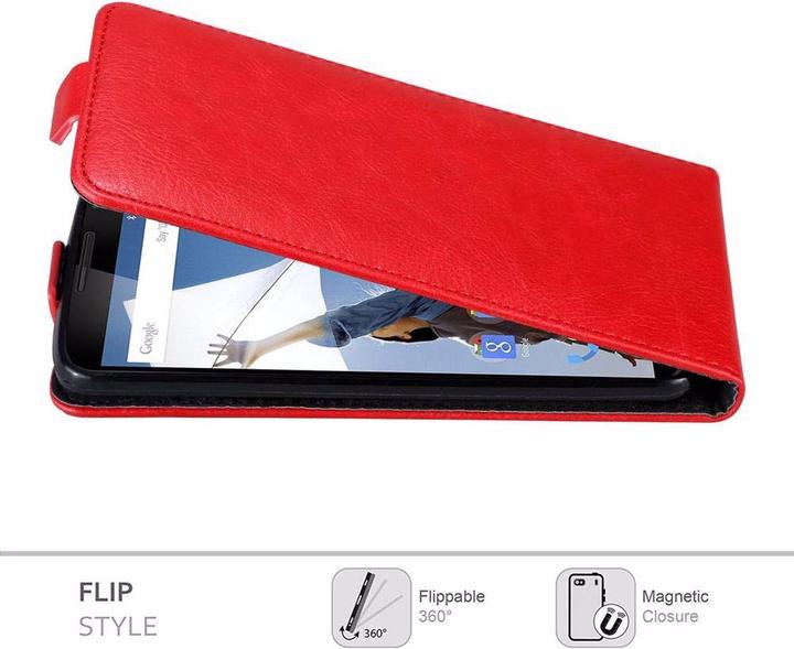 Actual product image Cadorabo Flip like Invisible Cover (Motorola Nexus 6)