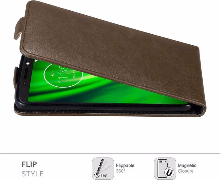 Actual product image Cadorabo Flip like Invisible Cover (Motorola Moto G6 Play, Motorola Moto E5)