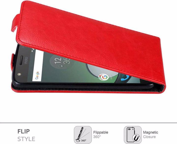 Actual product image Cadorabo Flip like Invisible Cover (Motorola Moto Z Play)