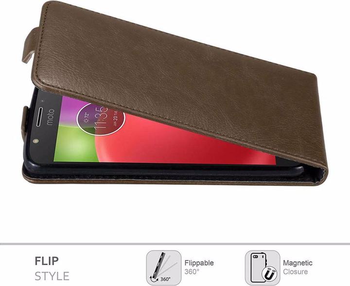 Produktbild Cadorabo Flip wie Invisible Cover (Motorola Moto E4)