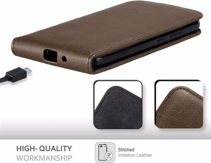 Produktbild Cadorabo Flip wie Invisible Cover (Motorola Moto E4)