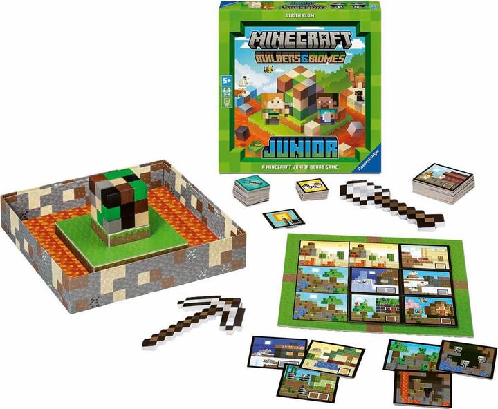 Actual product image Ravensburger 24615 Minecraft Builders & Biomes Junior - Co-operative children's game from 5 years for (Multilingual)