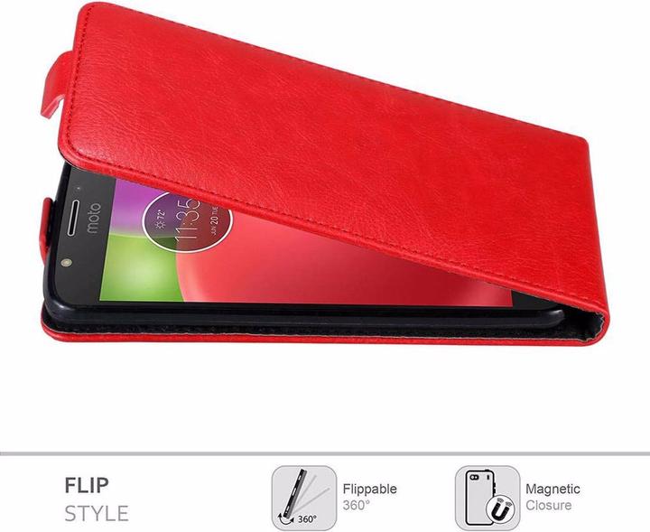 Actual product image Cadorabo Flip like Invisible Cover (Motorola Moto E4)