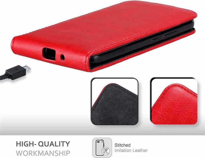 Actual product image Cadorabo Flip like Invisible Cover (Motorola Moto E4)