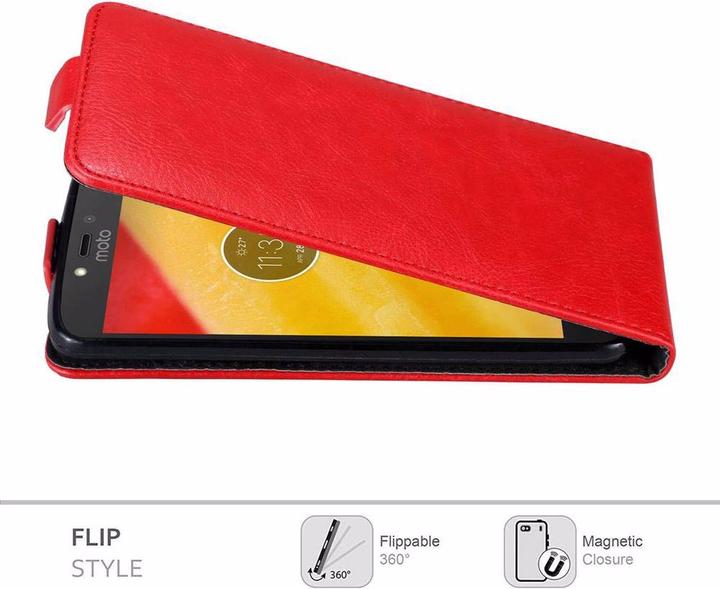 Actual product image Cadorabo Flip like Invisible Cover (Motorola Moto C Plus)