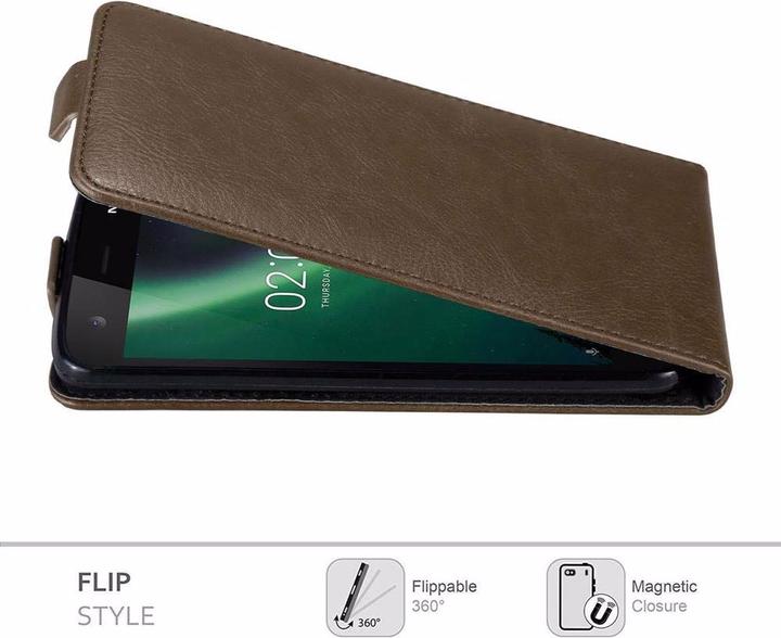 Actual product image Cadorabo Flip like Invisible Cover (Nokia 2)