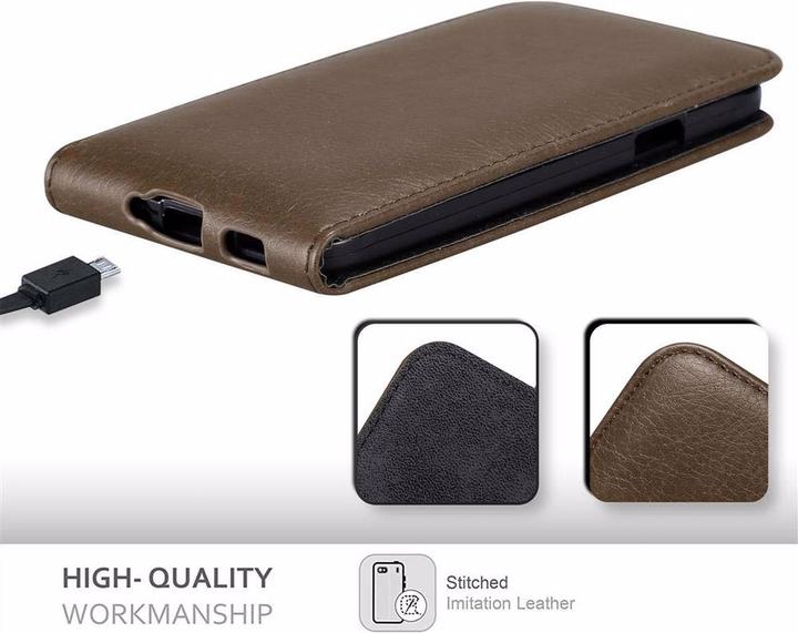 Actual product image Cadorabo Flip like Invisible Cover (Samsung Galaxy Alpha)