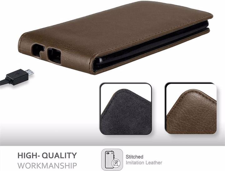 Actual product image Cadorabo Flip like Invisible Cover (LG G4, Motorola Moto G4 Plus)