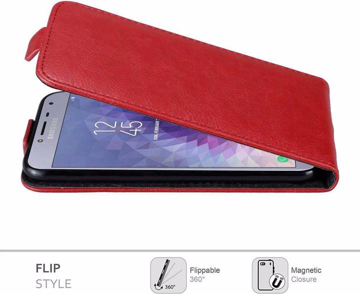 Actual product image Cadorabo Flip like Invisible Cover (Samsung Galaxy J4 (2018))