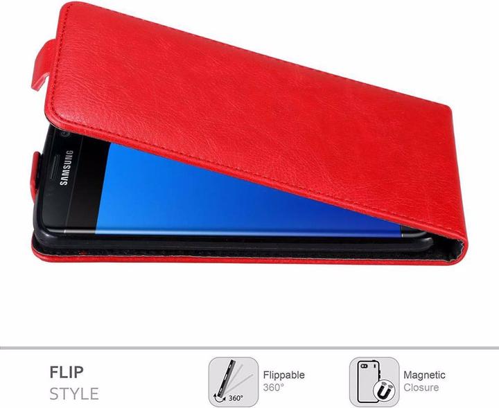 Actual product image Cadorabo Flip like Invisible Cover (Samsung Galaxy S7 Edge)