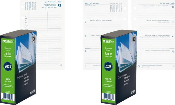 Produktbild Succes Junior Jahresinhalt komplett Januar - Dezember (8 x 12.5 cm, Englisch, Italienisch, Französisch, Deutsch)