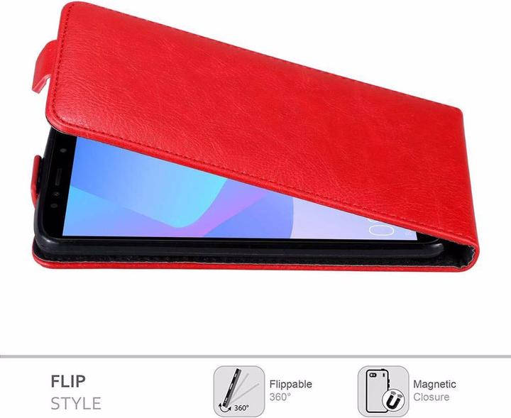 Actual product image Cadorabo Flip like Invisible Cover (Huawei Y6 Prime (2018), LG Q7a)