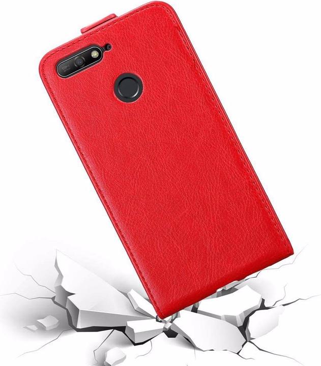 Actual product image Cadorabo Flip like Invisible Cover (Huawei Y6 Prime (2018), LG Q7a)