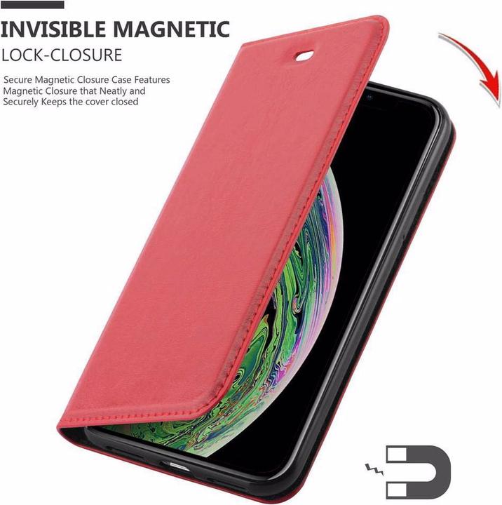 Productafbeelding Cadorabo Boek Onzichtbare Magneethoes (Apple iPhone XS Max)