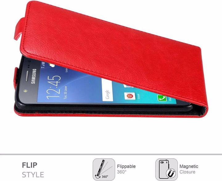 Actual product image Cadorabo Flip like Invisible Cover (Samsung Galaxy J5 (2015))