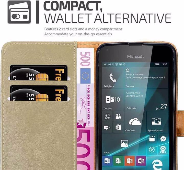Produktbild Cadorabo Book Luxury Cover (Microsoft Lumia 550)