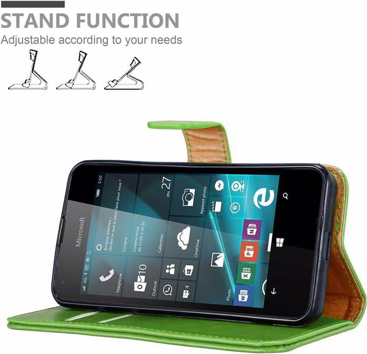 Actual product image Cadorabo Book Luxury Cover (Microsoft Lumia 550)