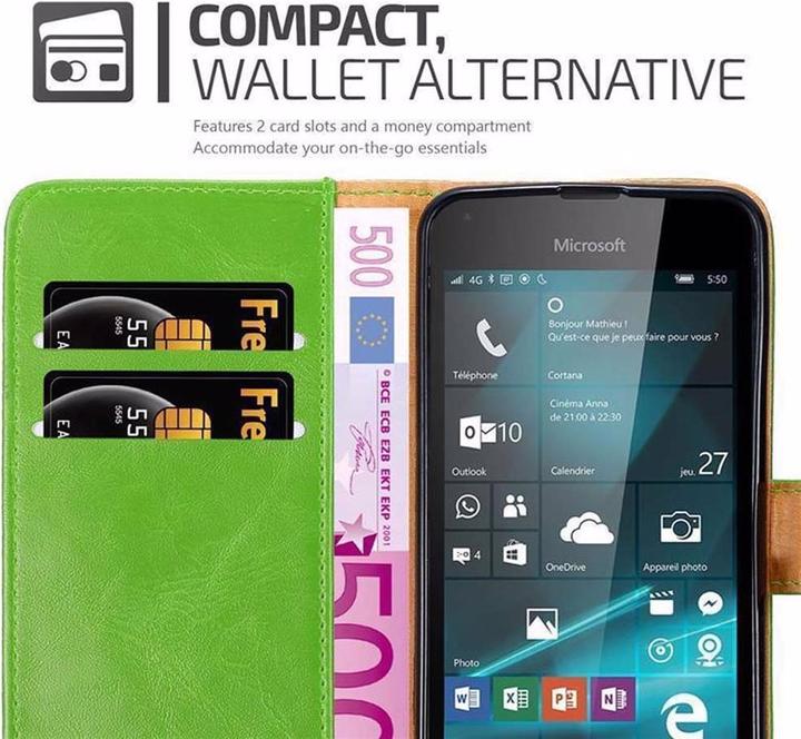 Actual product image Cadorabo Book Luxury Cover (Microsoft Lumia 550)