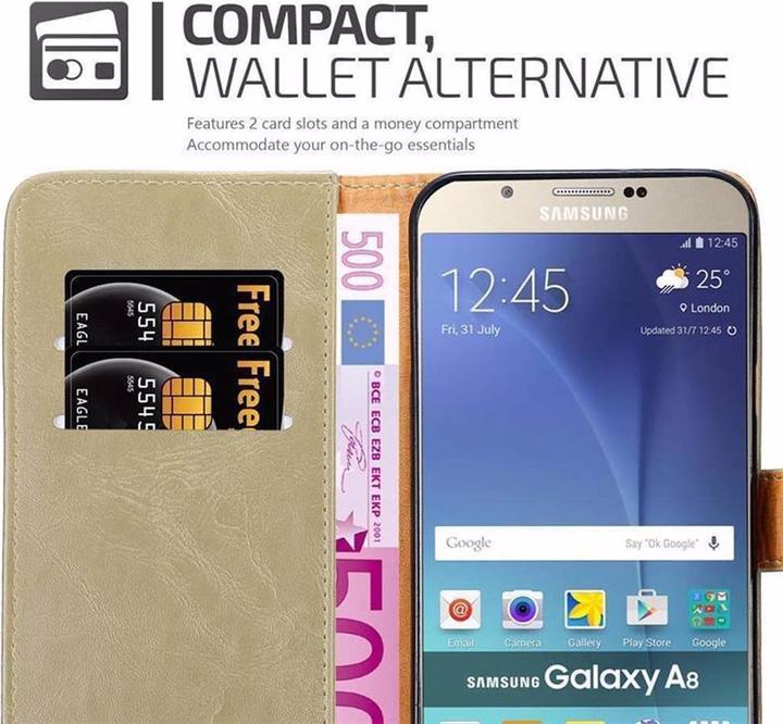 Image du produit Cadorabo Book Couverture de luxe (Samsung Galaxy A8 (2018))