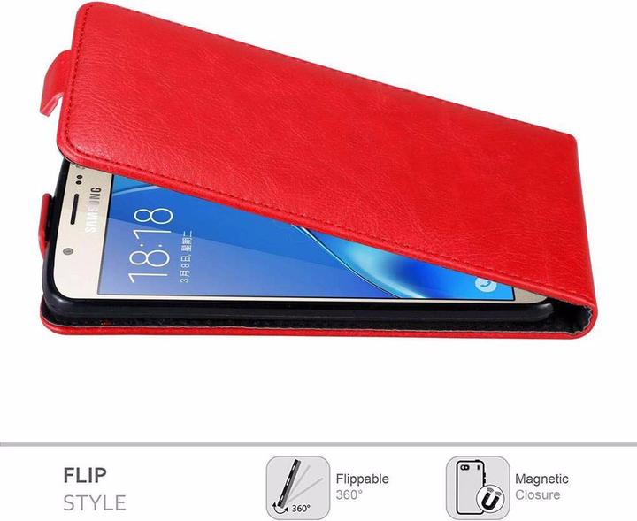 Actual product image Cadorabo Flip like Invisible Cover (Samsung Galaxy J7 2016)