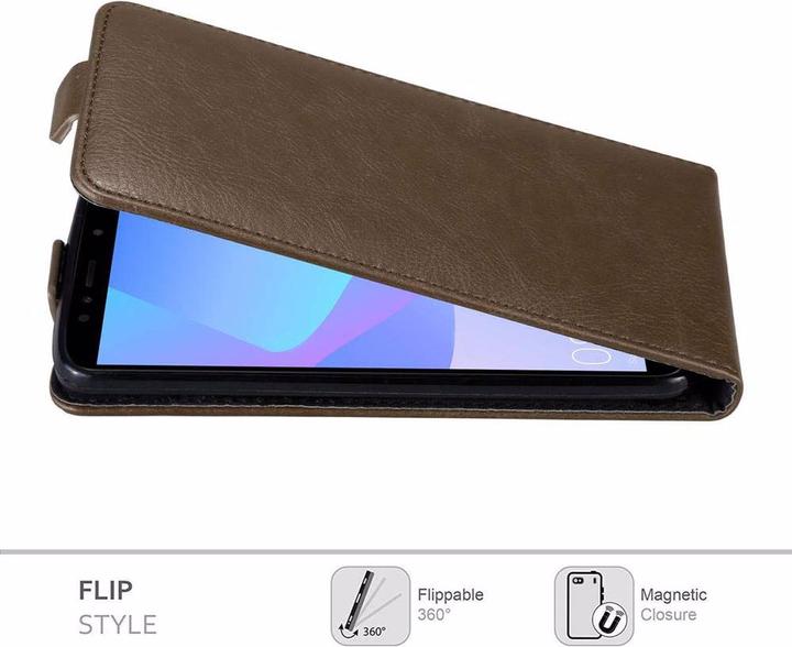 Actual product image Cadorabo Flip like Invisible Cover (LG Q7a, Huawei Y6 Prime (2018))