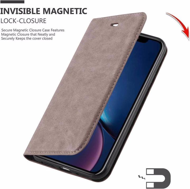 Immagine prodotto Cadorabo Copertina magnetica invisibile del libro (Apple iPhone XR)