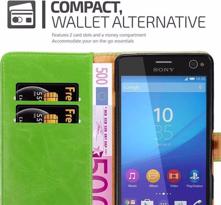 Actual product image Cadorabo Book Luxury Cover (Sony Xperia C4)