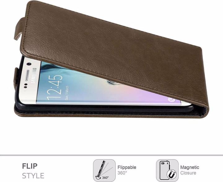 Actual product image Cadorabo Flip like Invisible Cover (Samsung Galaxy S6 Edge)