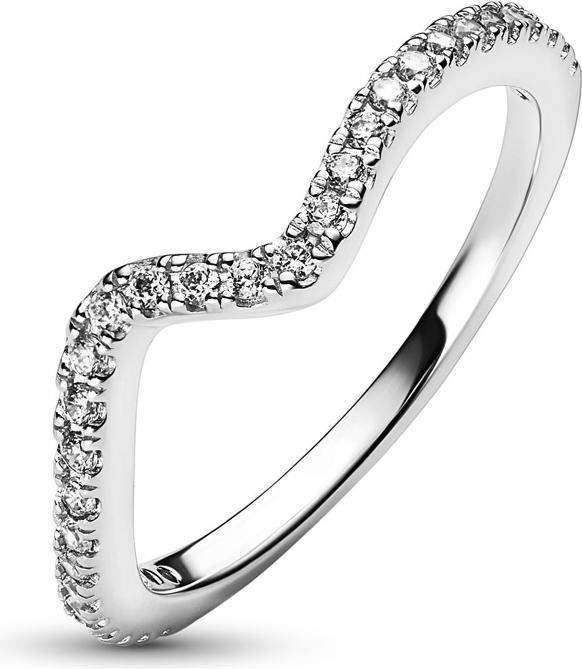 Produktbild Pandora Funkelnde Welle Ring (56, 925 Silber)