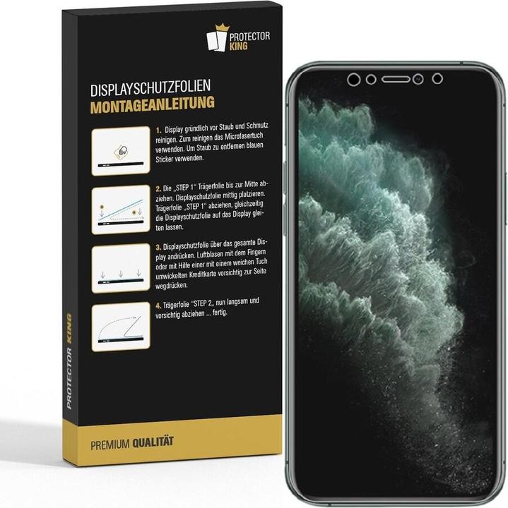 Produktbild Protectorking 2x Premium Displayschutzfolie 3D KLAR (2 Stück, Apple iPhone X)