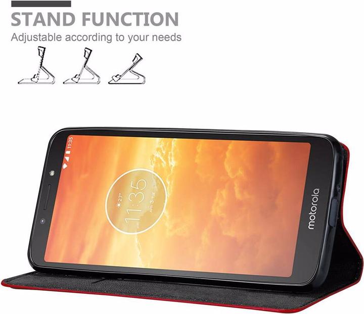 Productafbeelding Cadorabo Boek Onzichtbare Magneethoes (Motorola Moto E5 Play)
