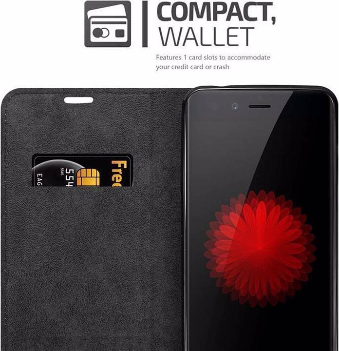 Productafbeelding Cadorabo Boek Onzichtbare Magneethoes (ZTE Nubia Z11 Mini S)