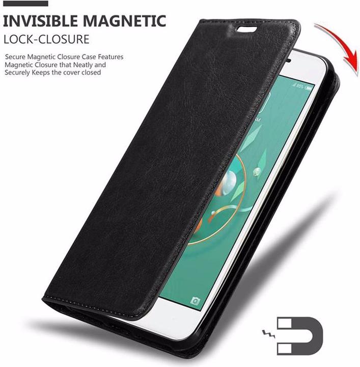 Actual product image Cadorabo Book Invisible Magnet Cover (ZTE Nubia M2 Lite)