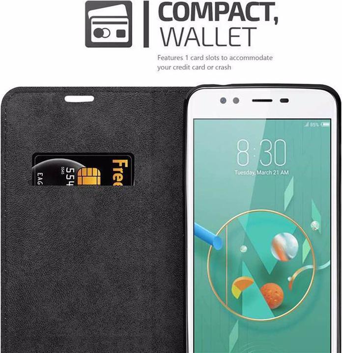 Actual product image Cadorabo Book Invisible Magnet Cover (ZTE Nubia M2 Lite)