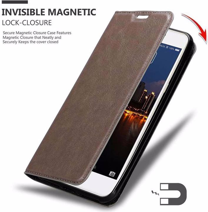 Productafbeelding Cadorabo Boek Onzichtbare Magneethoes (ZTE Nubia N2)