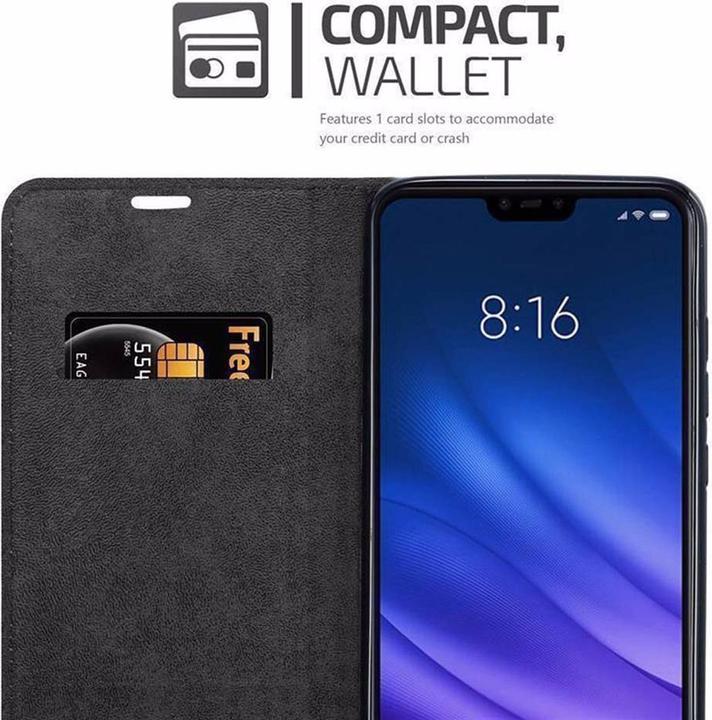 Productafbeelding Cadorabo Boek Onzichtbare Magneethoes (Xiaomi Mi 8 Lite)