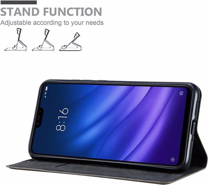 Productafbeelding Cadorabo Boek Onzichtbare Magneethoes (Xiaomi Mi 8 Lite)