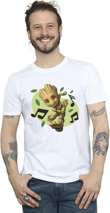 Produktbild Guardians Of The Galaxy Groot Musical Notes TShirt (XXL)