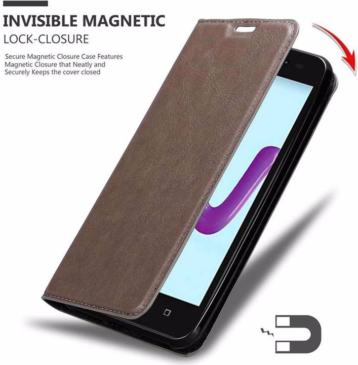 Immagine prodotto Cadorabo Copertina magnetica invisibile del libro (Wiko Sunny 3)