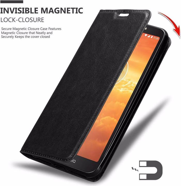 Produktbild Cadorabo Book Invisible Magnet Cover (Motorola Moto E5 Play)